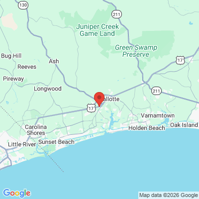Map to  office in Shallotte, NC
