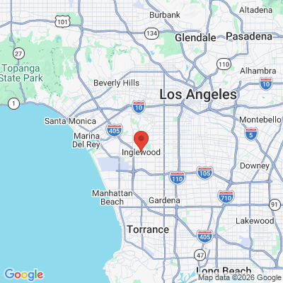 Map to  office in Inglewood, CA