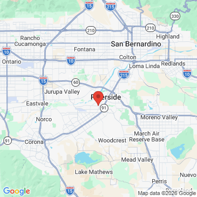 Map to  office in Riverside, CA