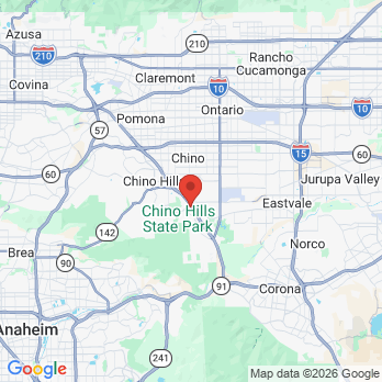 Map to Omnia Dental Chino Hills office in Chino Hills, CA
