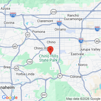 Map to Smiling Hills Dental office in Chino Hills, CA