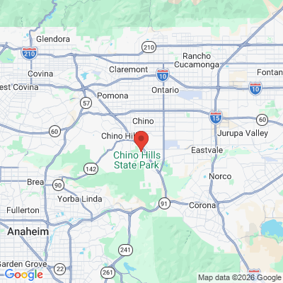 Map to Smiling Hills Dental office in Chino Hills, CA