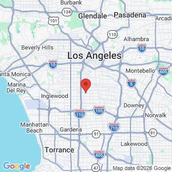 Map to UMMA Community Clinic at Fremont Wellness Center office in Los Angeles, CA