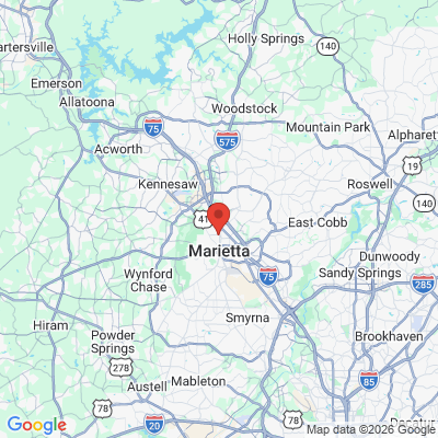 Map to  office in Marietta, GA