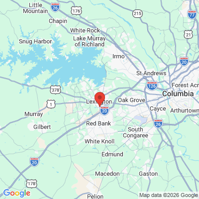 Map to  office in Lexington, SC