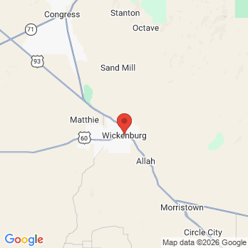 Map to WICKENBURG FAMILY DENTISTRY office in WICKENBURG, AZ