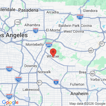 Map to Primary Office office in Whittier, CA