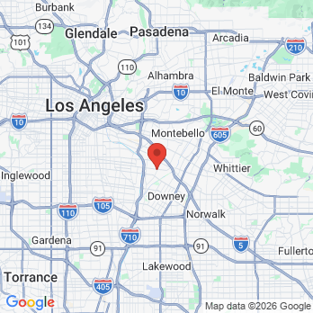 Map to Family Health Care Centers of Greater Los Angeles office in Bell Gardens, CA