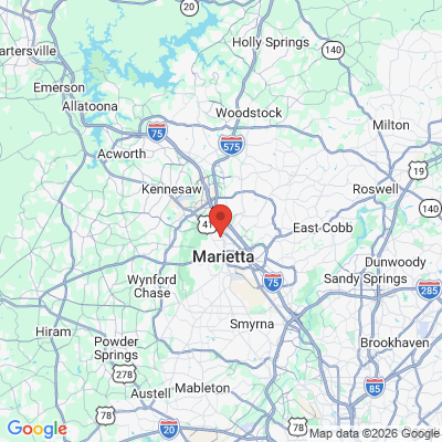Map to  office in Marietta, GA
