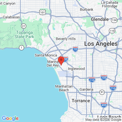 Map to Primary Office office in Playa Vista, CA