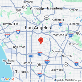 Map to Dr. Lee Dental office in Huntington Park, CA