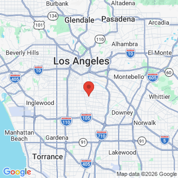 Map to Huntington Park Dental Clinic office in Huntington Park, CA