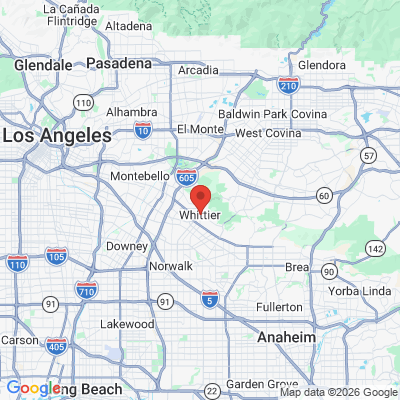 Map to  office in Whittier, CA