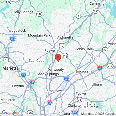 Map to  office in Atlanta, GA