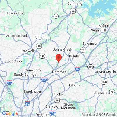 Map to  office in Norcross, GA