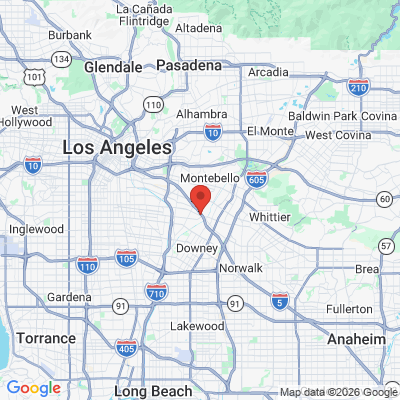 Map to  office in Commerce, CA