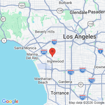 Map to New Image Dental office in Inglewood, CA