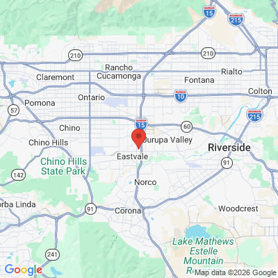 Map to  office in Eastvale, CA
