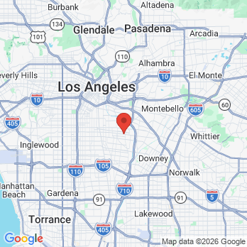 Map to Gage Dental Care office in Bell, CA