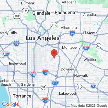 Map to Dental And Implant Career Center office in Bell, CA