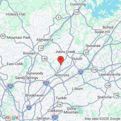Map to  office in Norcross, GA