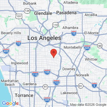 Map to Dentistry office in Bell, CA