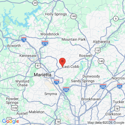Map to  office in Marietta, GA