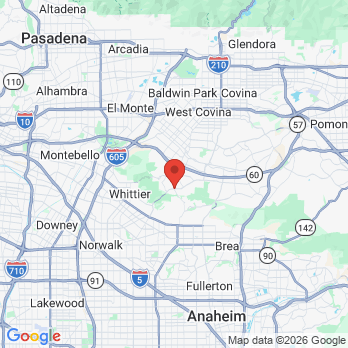 Map to Anita Tao-Huang DDS INC office in Hacienda Heights, CA