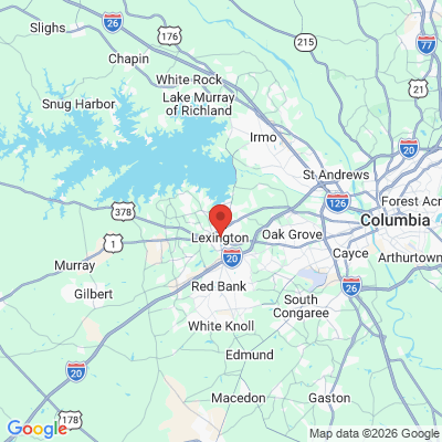 Map to  office in Lexington, SC