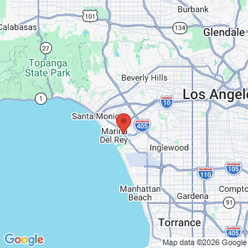 Map to Heather WInther DDS INC office in Marina Del Rey, CA