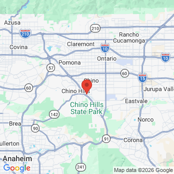 Map to Avion Dental office in Chino Hills, CA