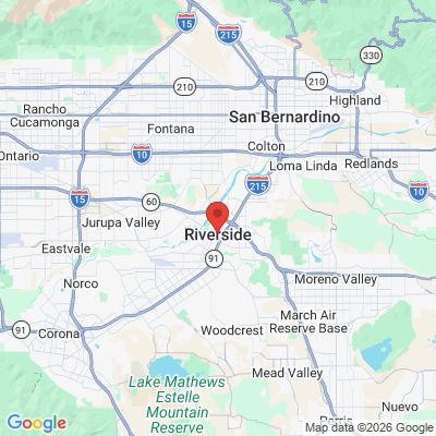 Map to  office in Riverside, CA