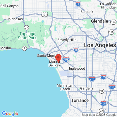 Map to Premiere Dental Group office in Marina Del Rey, CA