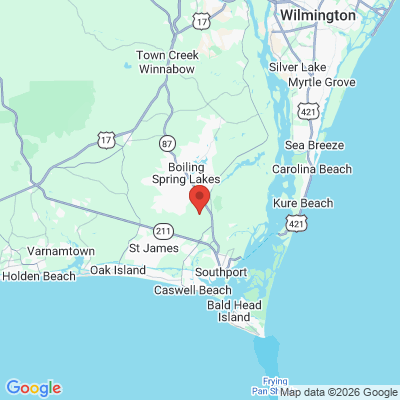 Map to  office in Southport, NC