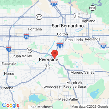 Map to Riverside- California Dental Group office in Riverside, CA