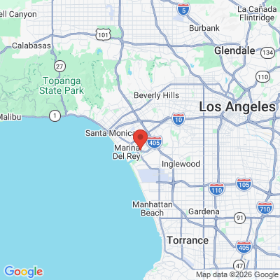 Map to SmileOn Dentistry office in Marina Del Rey, CA