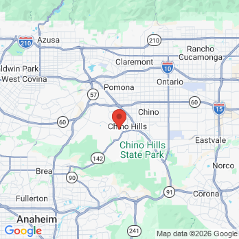 Map to Tanna Orthodontics: Chino Hills Location office in Chino Hills, CA