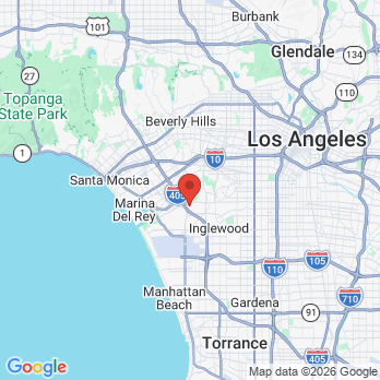 Map to Fuller Smiles Culver office in Culver City, CA
