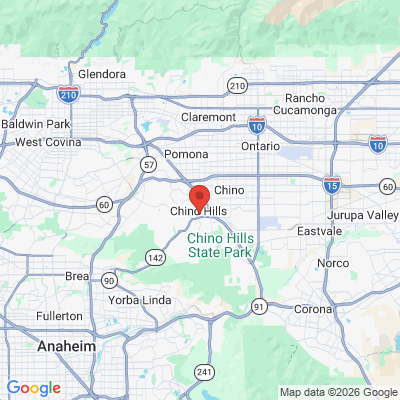 Map to  office in Chino Hills, CA