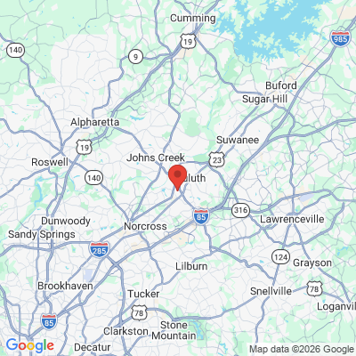 Map to  office in Duluth, GA