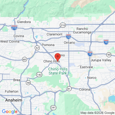 Map to  office in Chino, CA