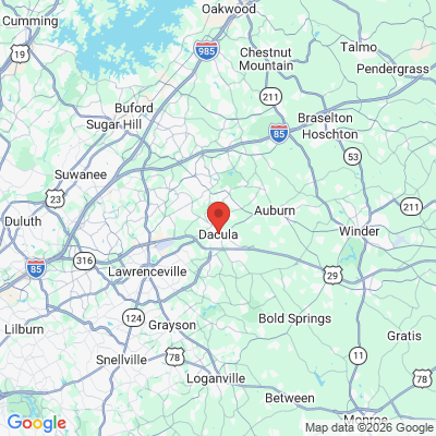 Map to  office in Dacula, GA