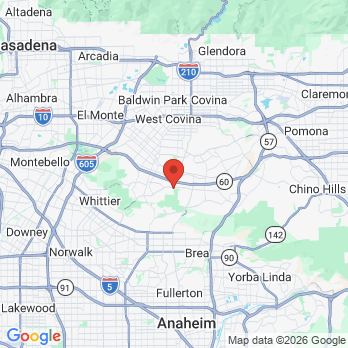 Map to AUDREY SHEU office in Hacienda Heights, CA