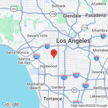 Map to Crenshaw Slauson Family Dentistry  office in Los Angeles, CA