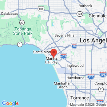Map to Primary Office office in Marina Del Rey, CA
