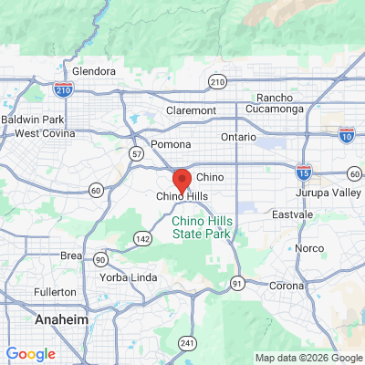 Map to  office in Chino Hills, CA