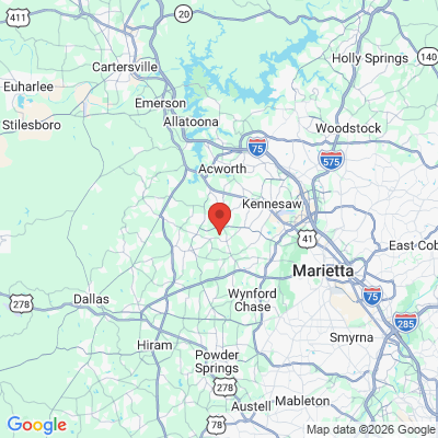 Map to  office in Kennesaw, GA