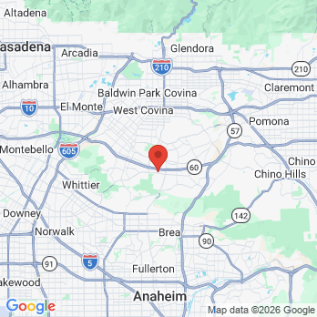 Map to Beautiful Dentistry (Rowland Heights) office in City Of Industry, CA
