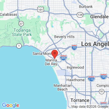 Map to Elegant dentistry office in Marina Del Rey, CA