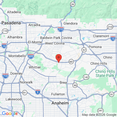 Map to ANA CARIAGA DMD INC/VALLEY DENTAL office in CITY OF INDUSTRY, CA